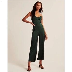 Abercrombie & Fitch Dark Green Jumpsuit